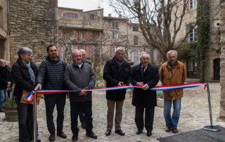 Inauguration travaux Saignon